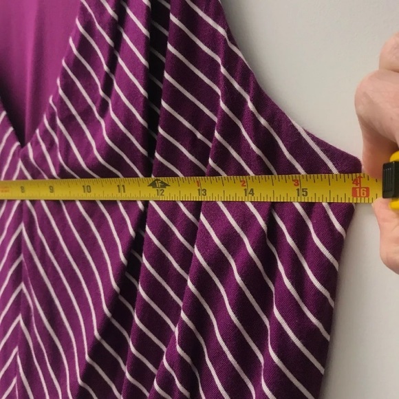 LOFT Women’s Stretch Long Sleeves Dress Striped S - Picture 8 of 8